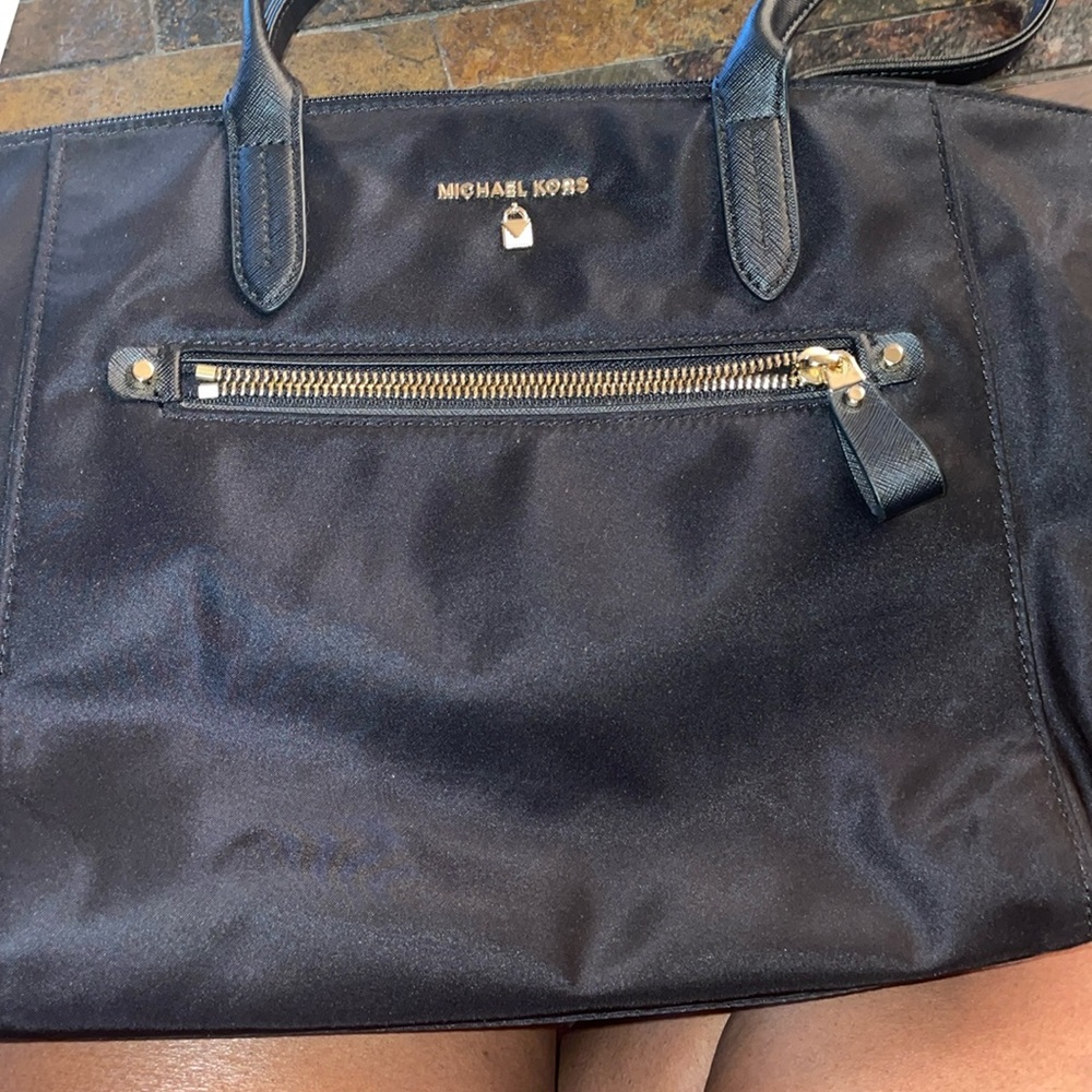 MICHAEL Michael Kors Nylon Kelsey Medium Top Zip Tote